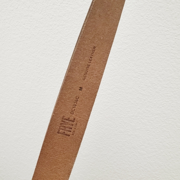 Frye Embellished Brown Leather Belt - Picture 10 of 11